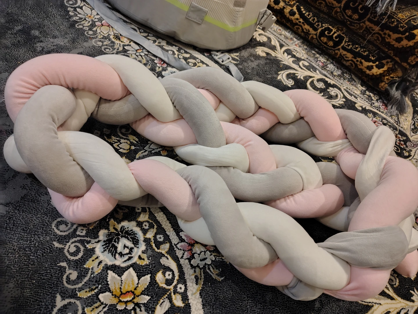 Braided Crib Bumper - photo 2