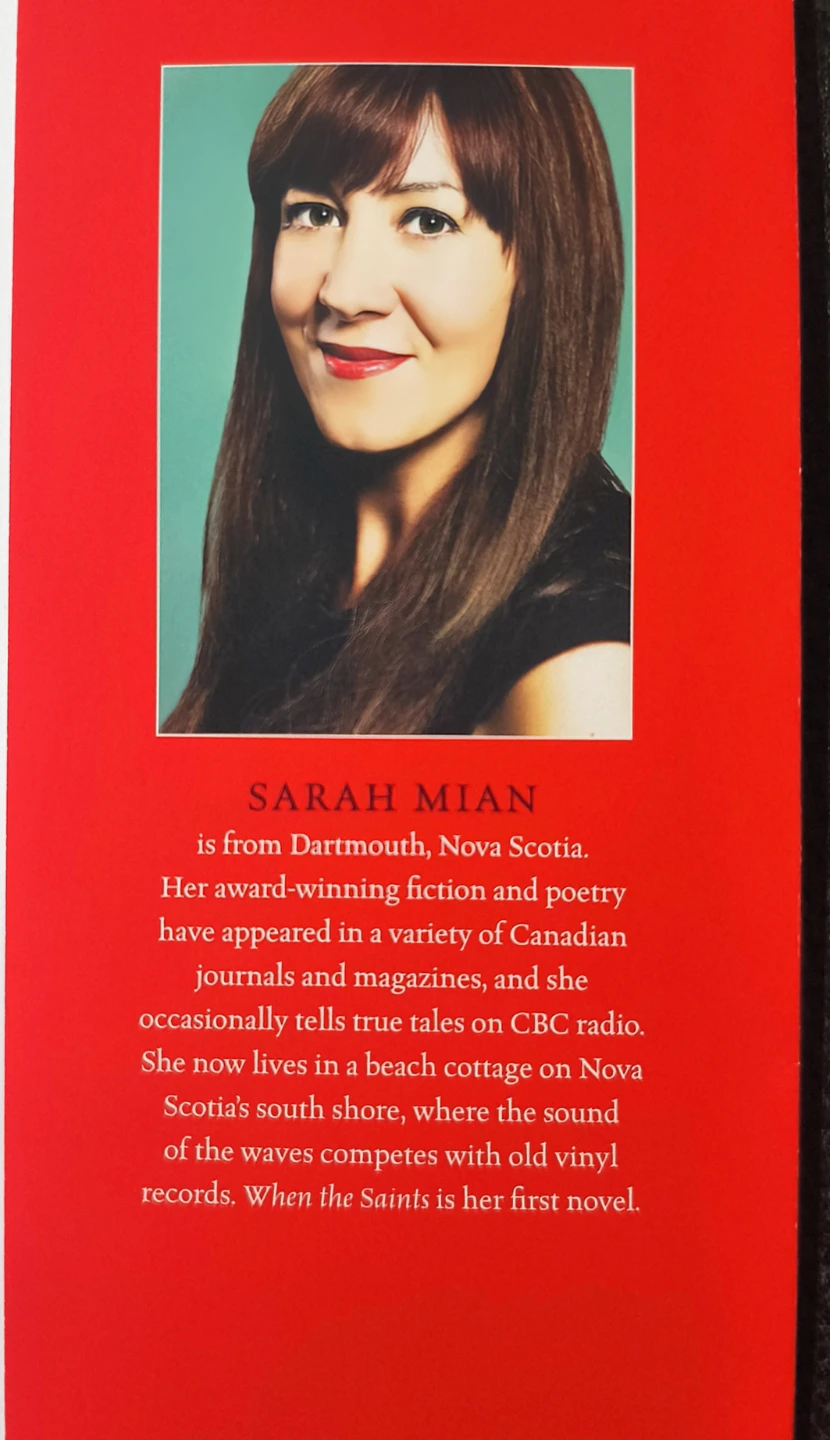 "When the Saints" Signed 1st edition Novel by Sarah Mian - photo 4