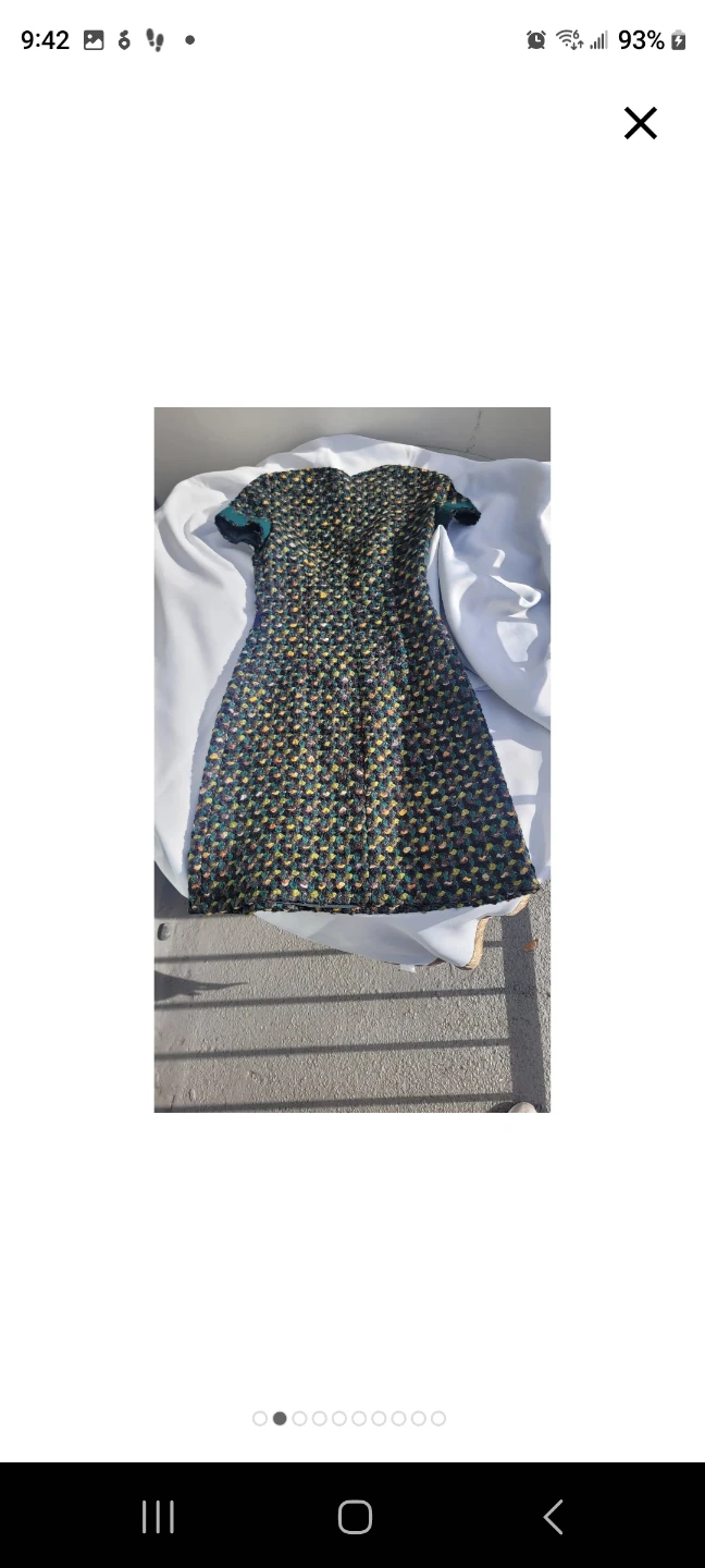 Authentic PRADA 38 adorable green knit dress. - photo 3