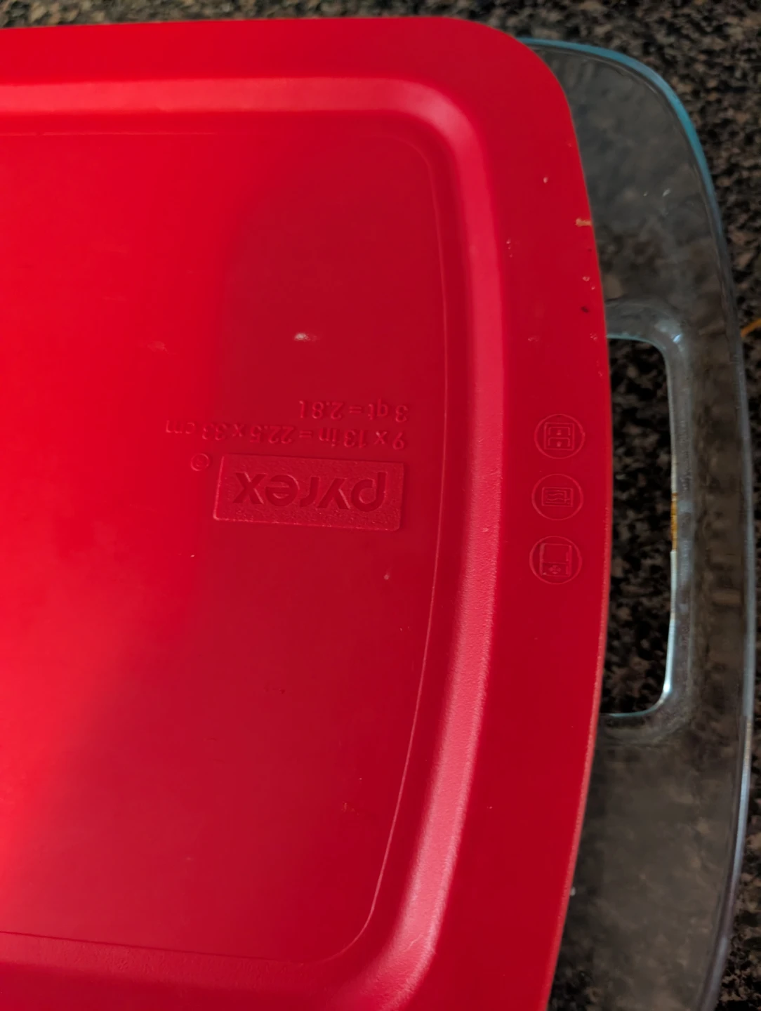 Pyrex 9*13 Glass Baking Dish with Red Lid - photo 4