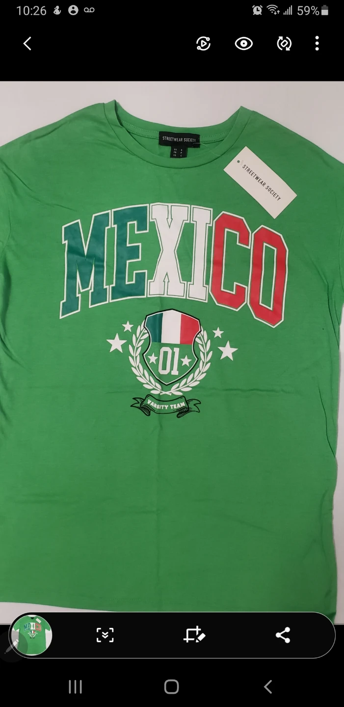 Brand new Mexico Mens Shirt Size S - photo 2