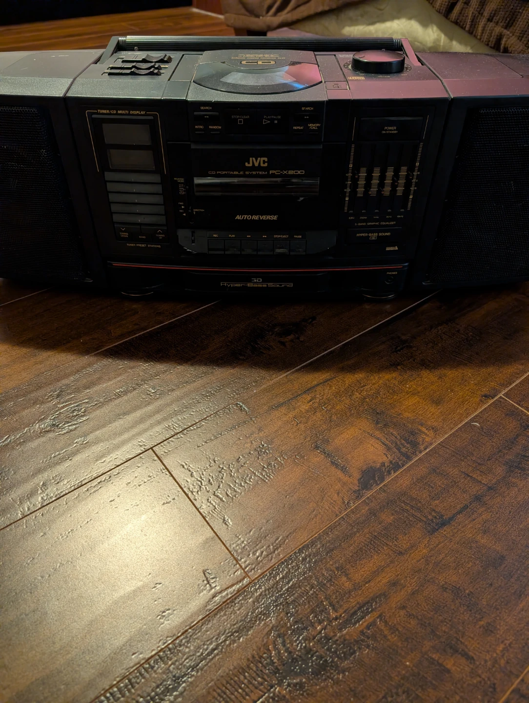 JVC Portable Boombox CD Player PC-X200 - photo 2