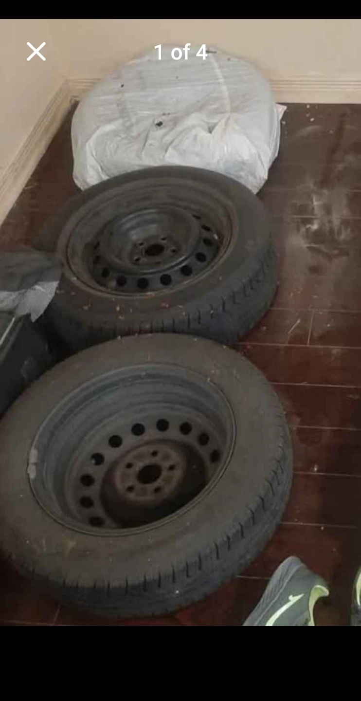 Used summer and winter tires