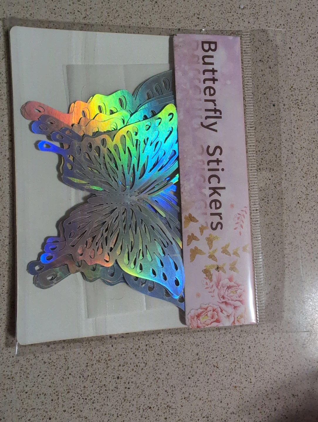 Holographic Butterfly Stickers