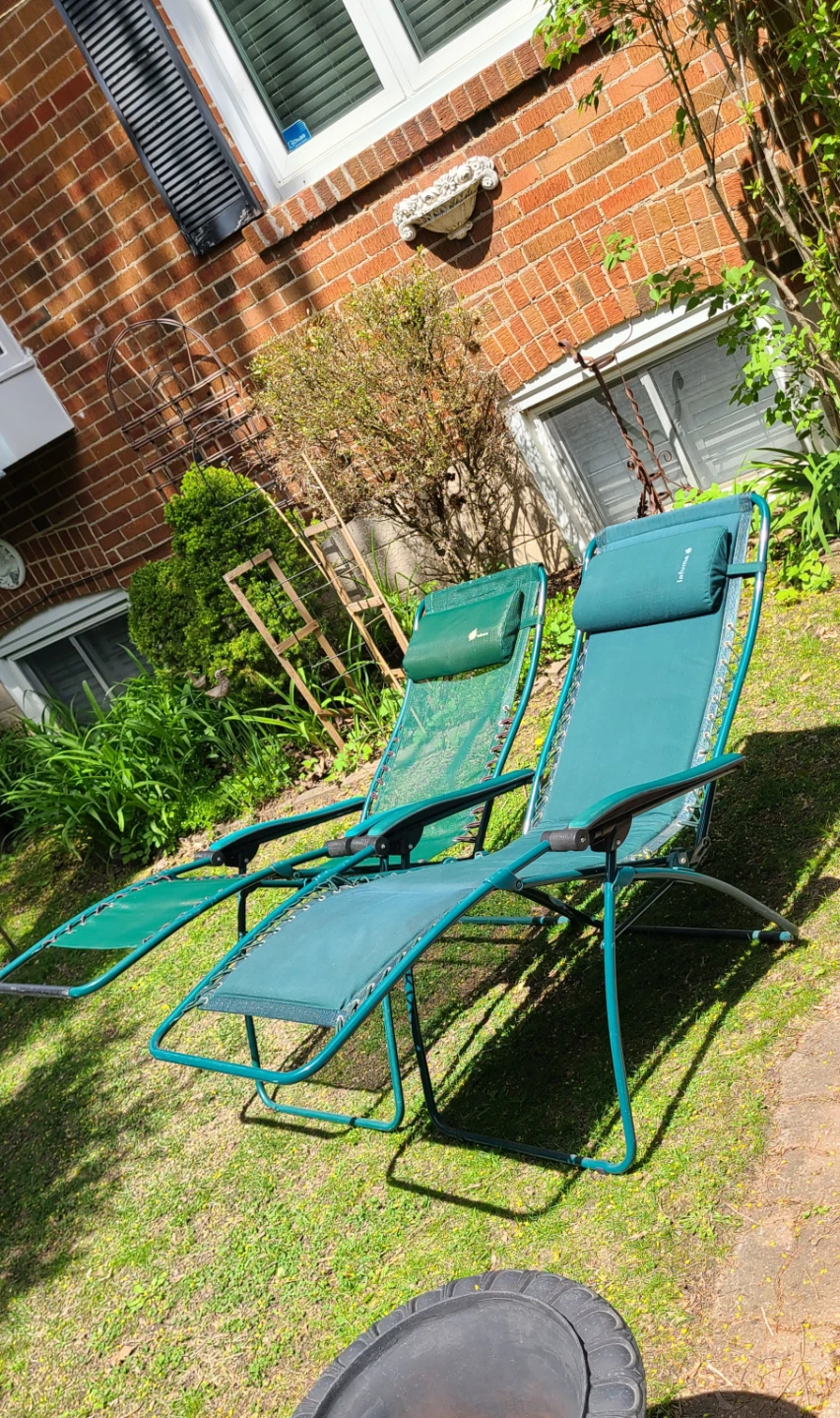 $100 for 2! LaFuma Zero Gravity Reclining Chairs - Top Quality! - photo 3