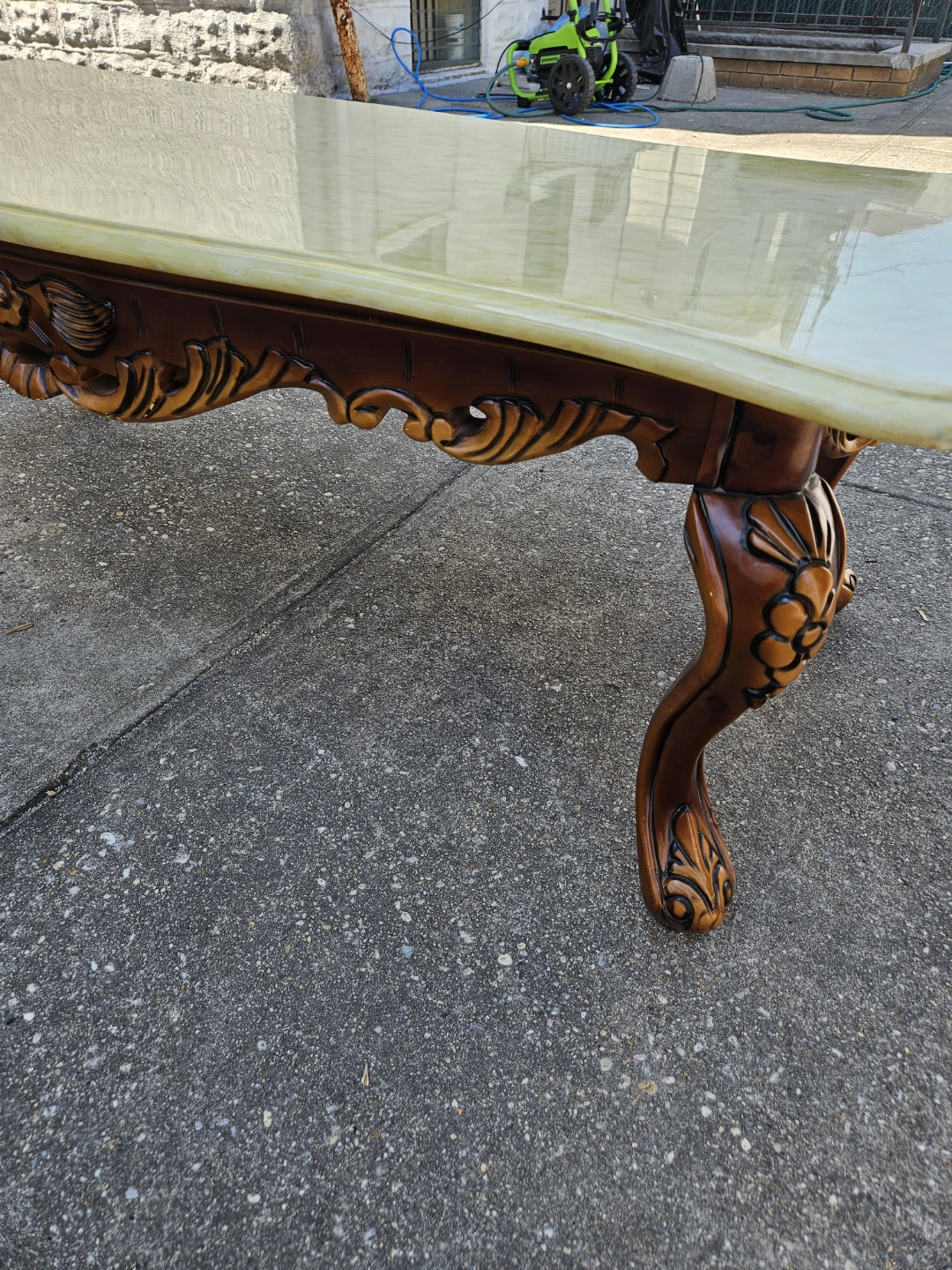 Beautiful vintage marbletop coffee table - photo 2