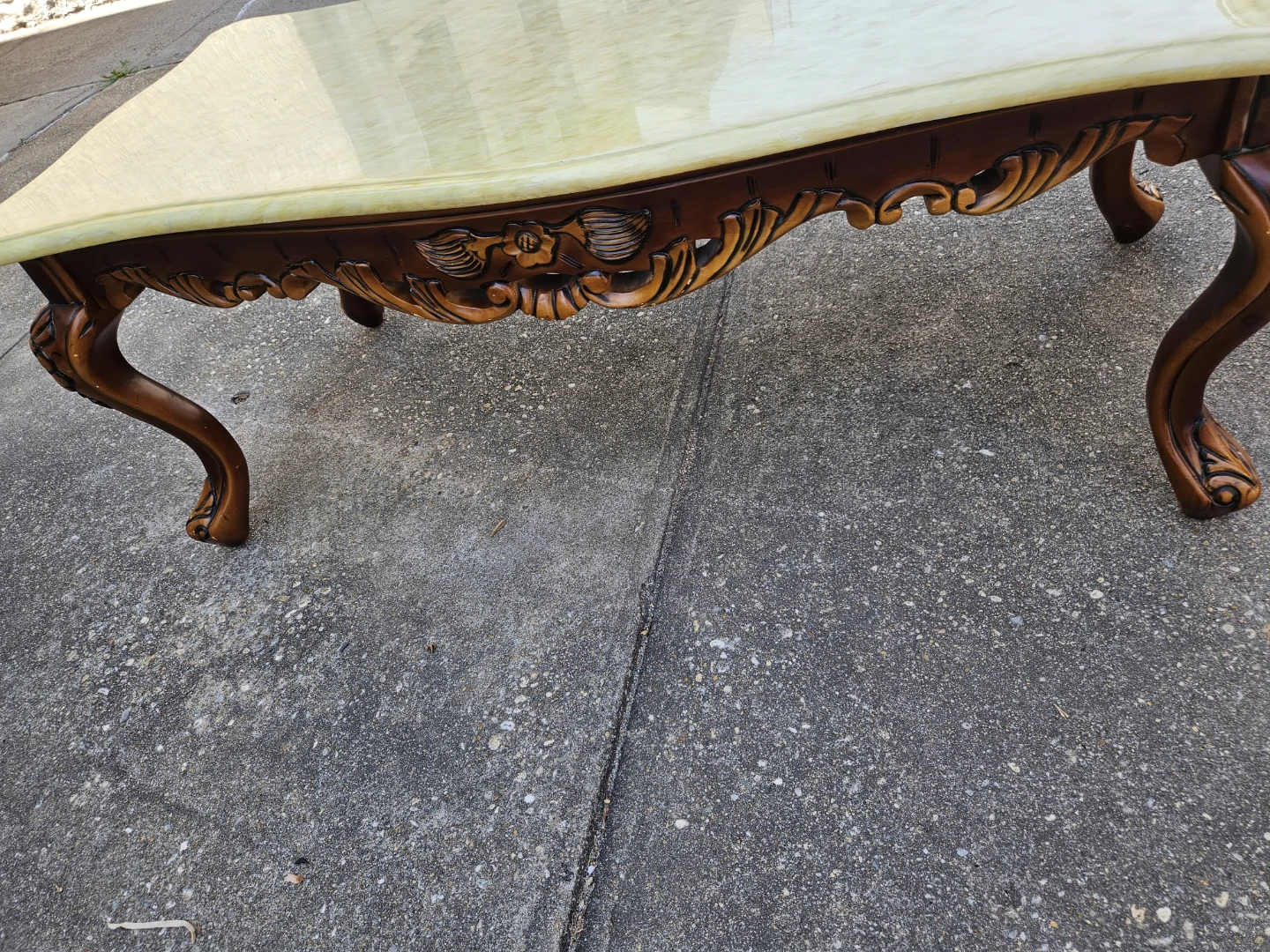 Beautiful vintage marbletop coffee table - photo 3