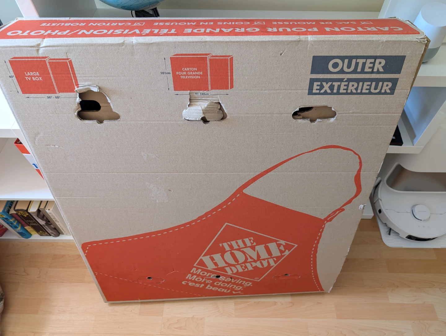 Adjustable TV Moving Box