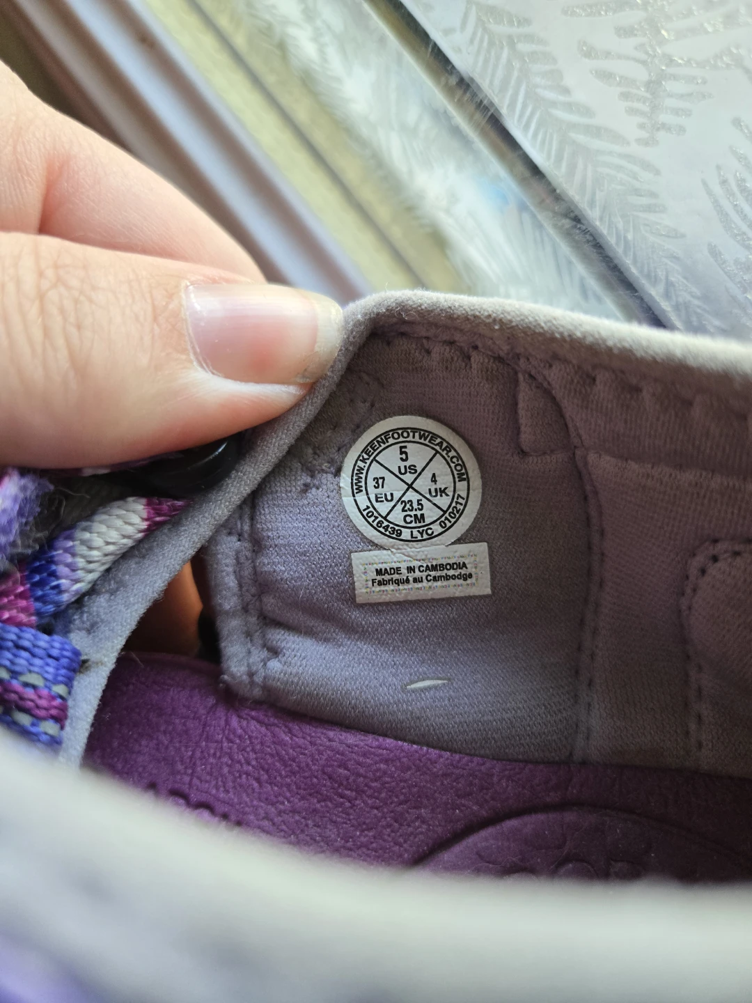 KEEN Kids' Newport H2 Sandals Purple/Grey Size 5 Youth - photo 3