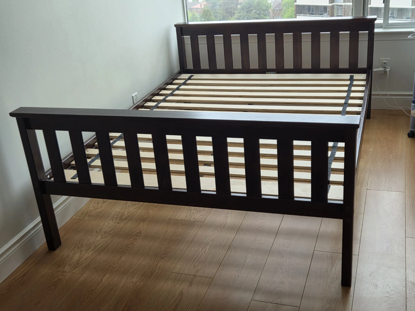 Dark Wood Bed Frame