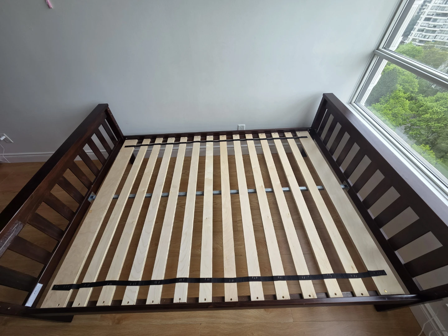 Dark Wood Bed Frame - photo 2