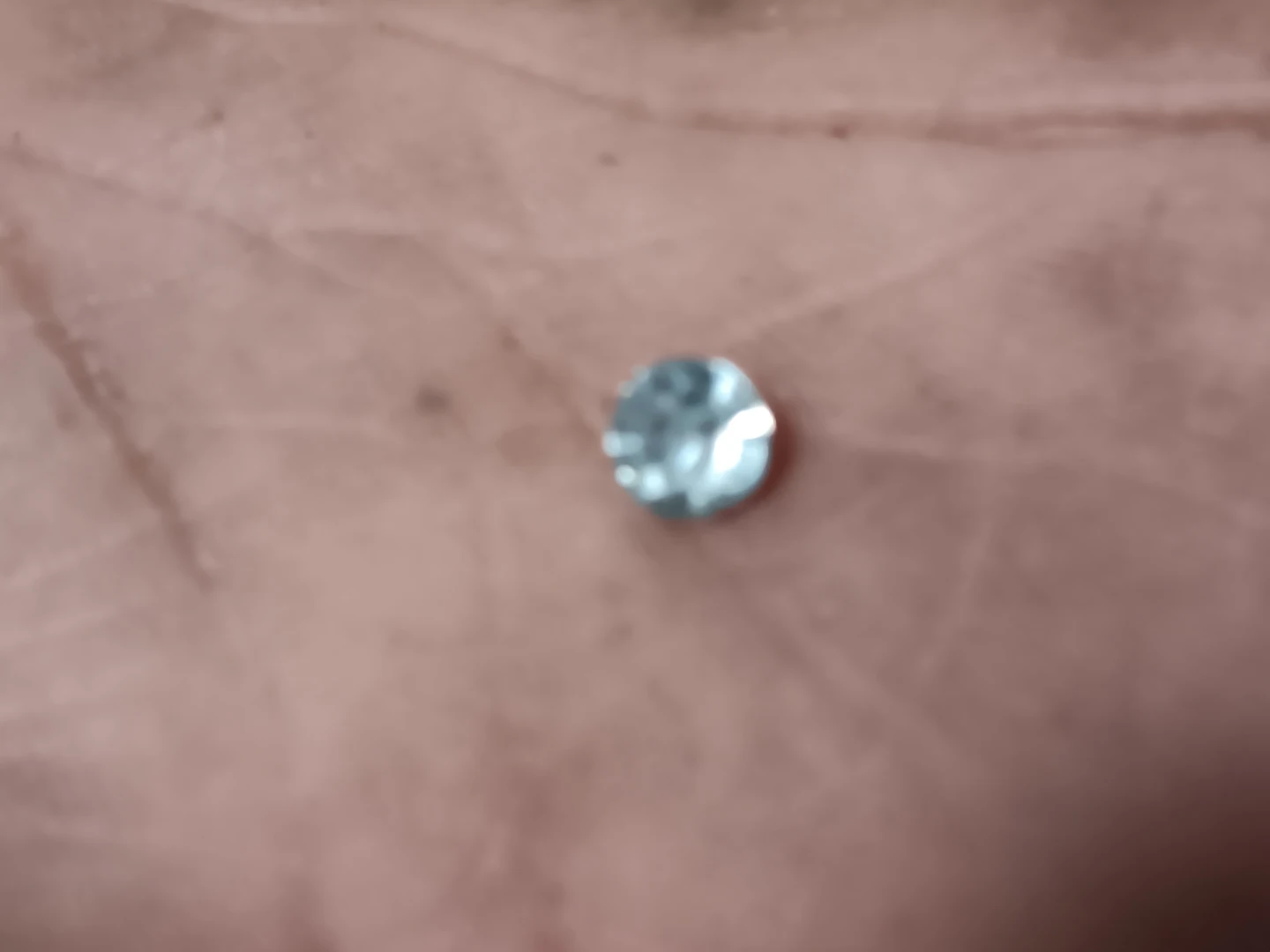 Clear Rhinestone Button