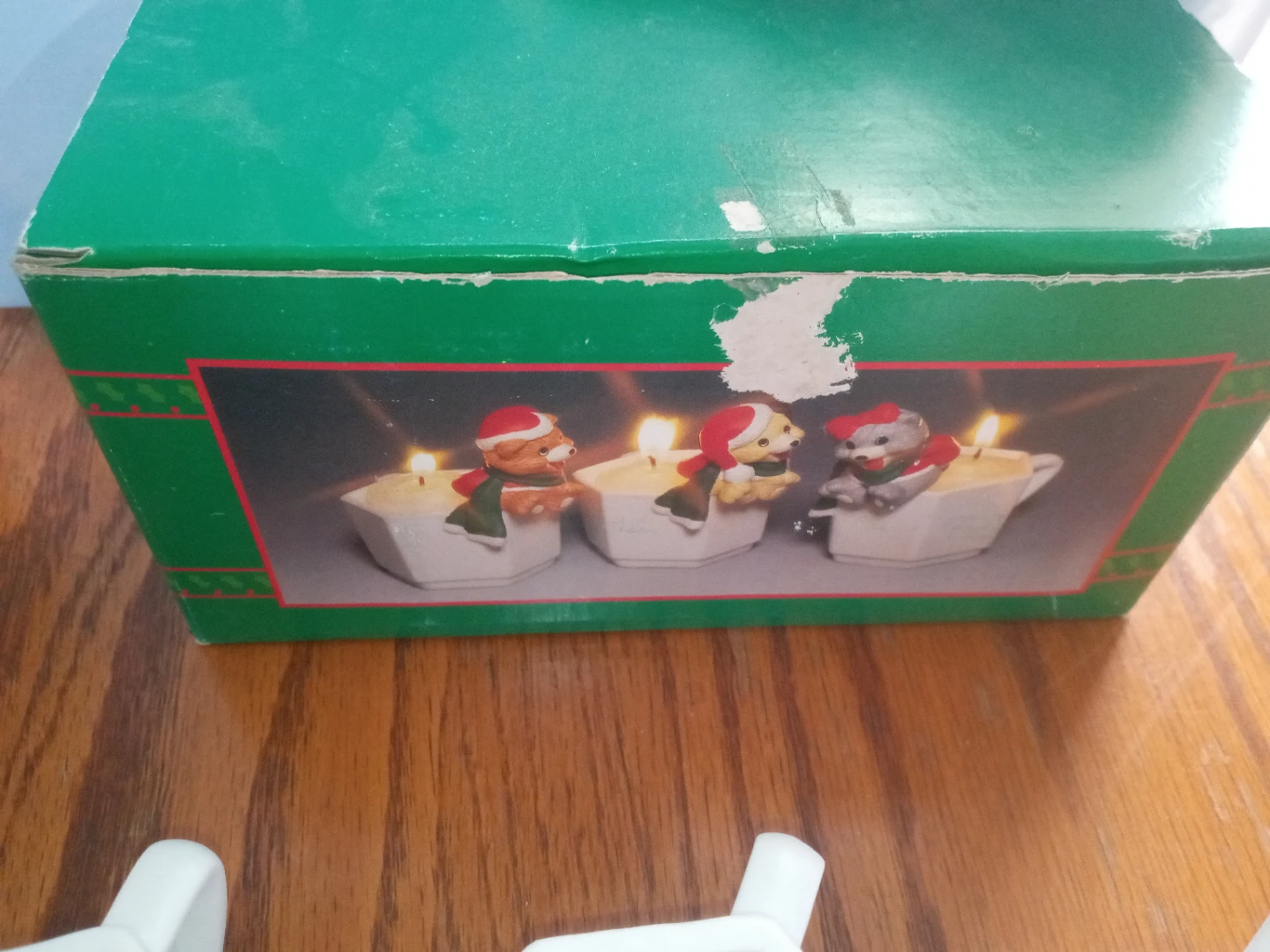 Set of 3 Christmas Bear Votive Candle Holders - photo 4