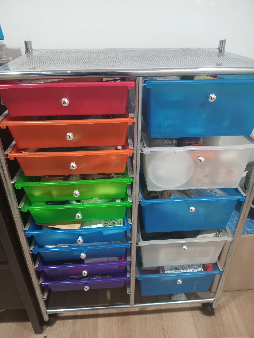 Multicolour Drawer Rolling Cart - photo 2