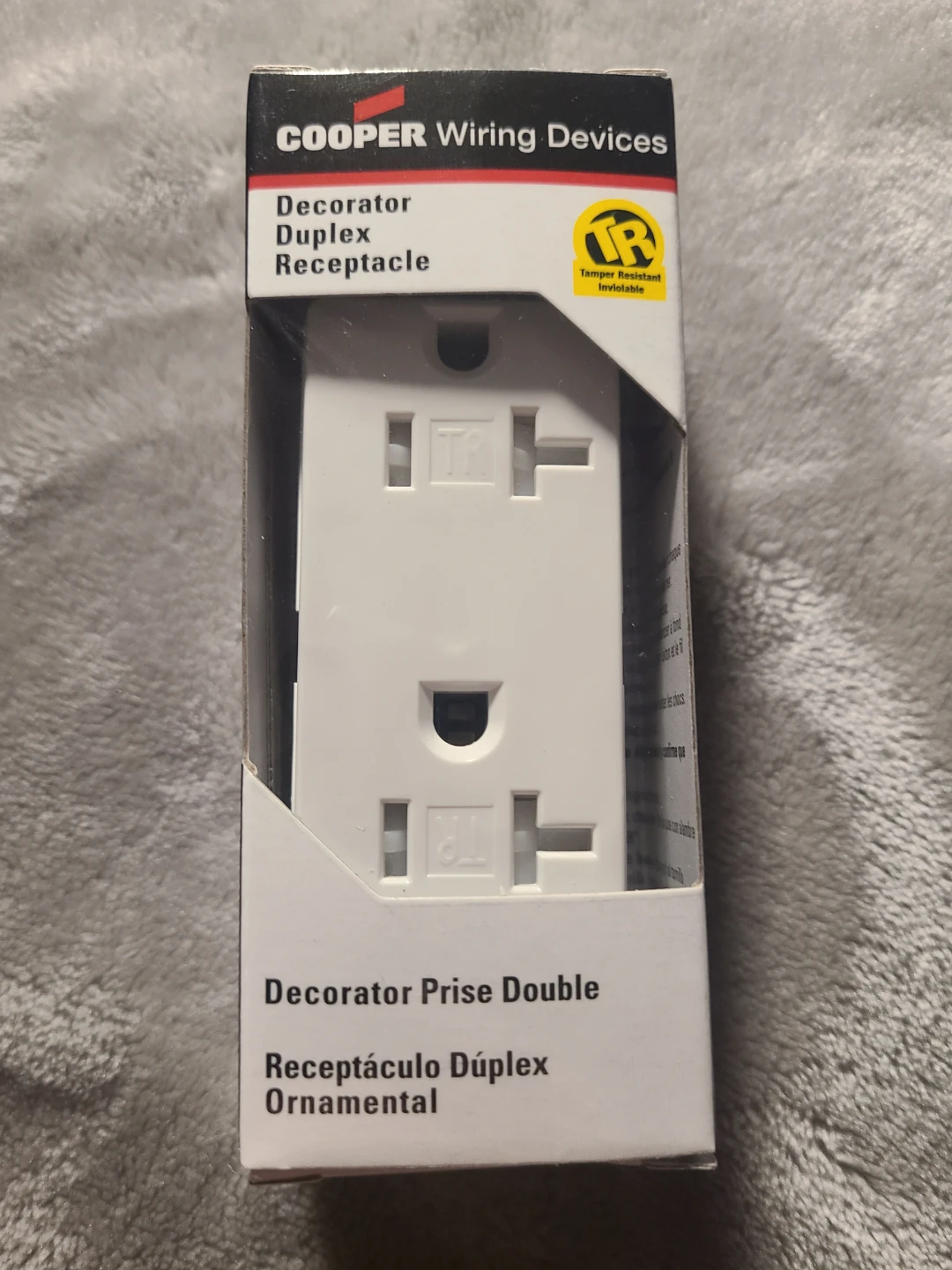 Cooper Wiring Devices Decorator Duplex Receptacle