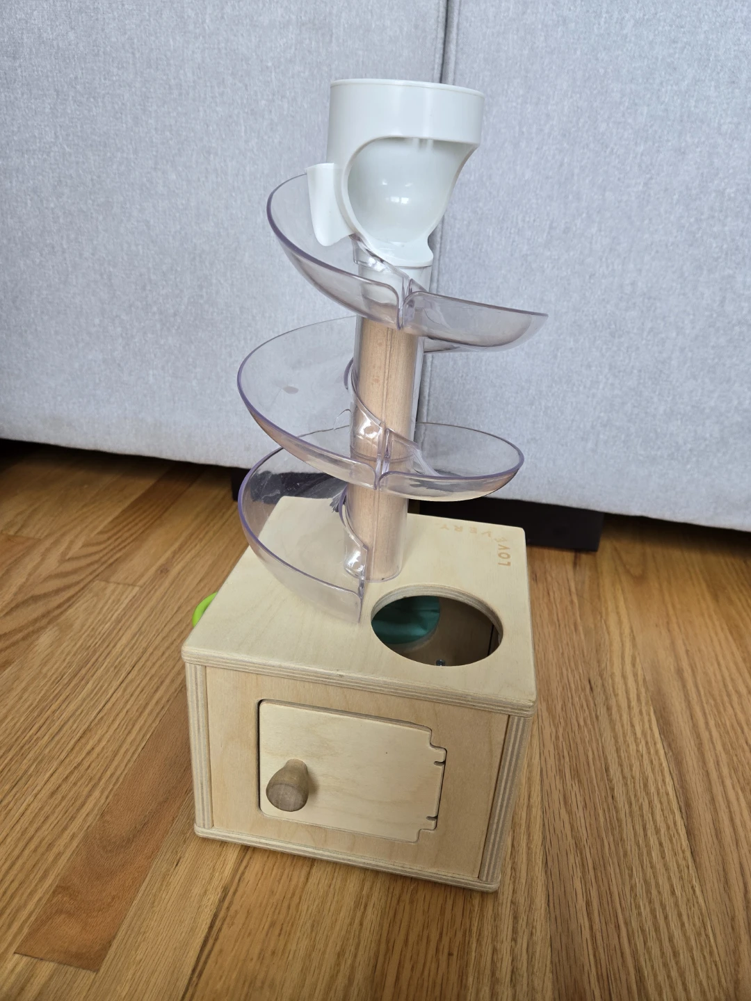 Lovevery Slide & Seek Ball Run Toy Montessori Play - photo 5