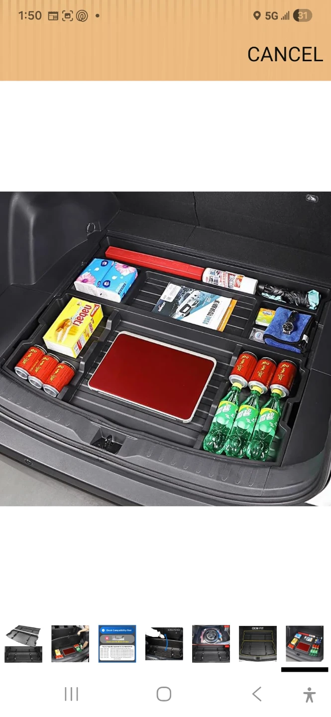 Car Trunk Organizer Tray Set - photo 5