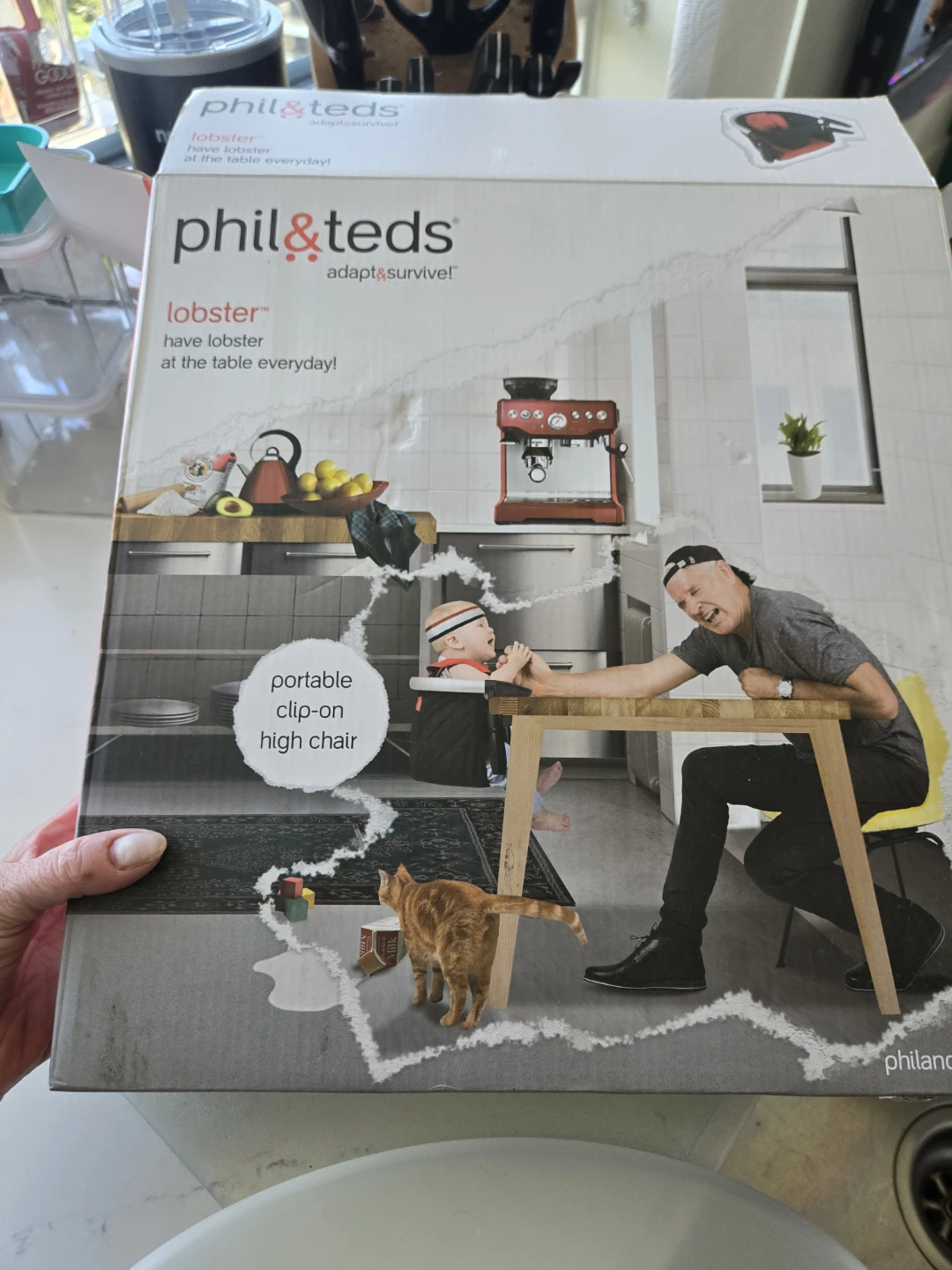 Phil & Teds Lobster Portable Clip-On High Chair