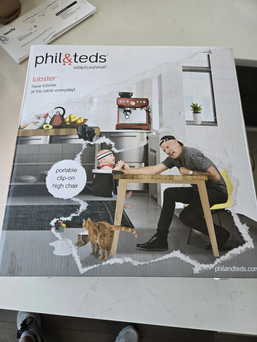 Phil & Teds Lobster Portable Clip-On High Chair - photo 2