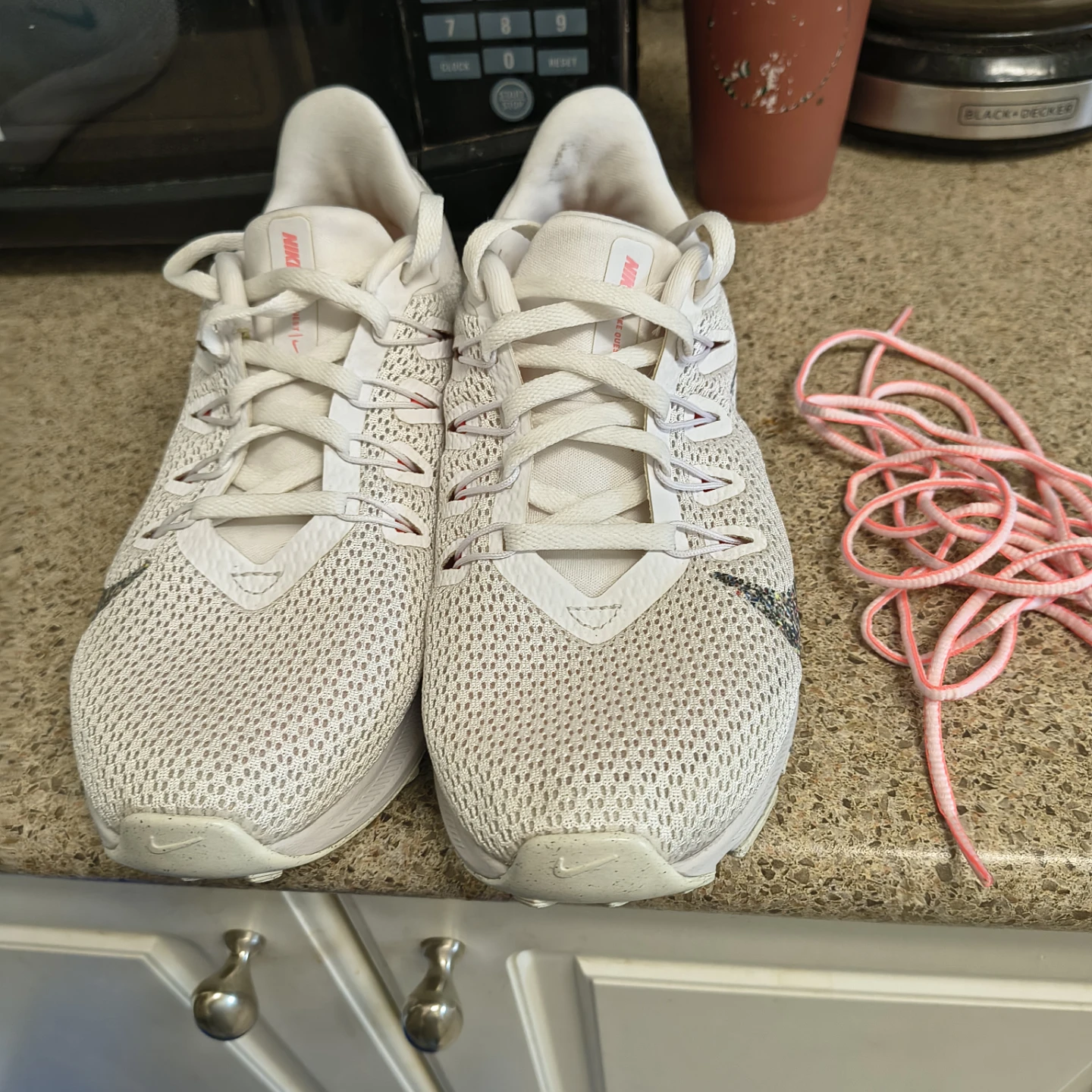 Nike White Running Shoes