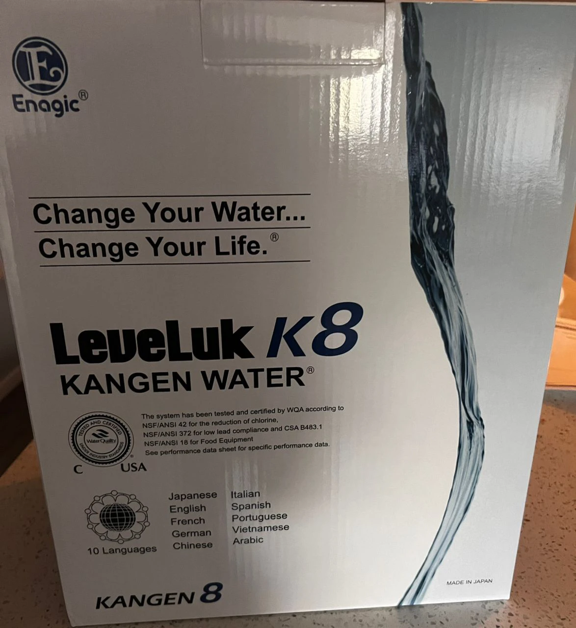 Enagic Leveluk K8 Kangen Water Machine A26-00 and Anaspa Dx - photo 3
