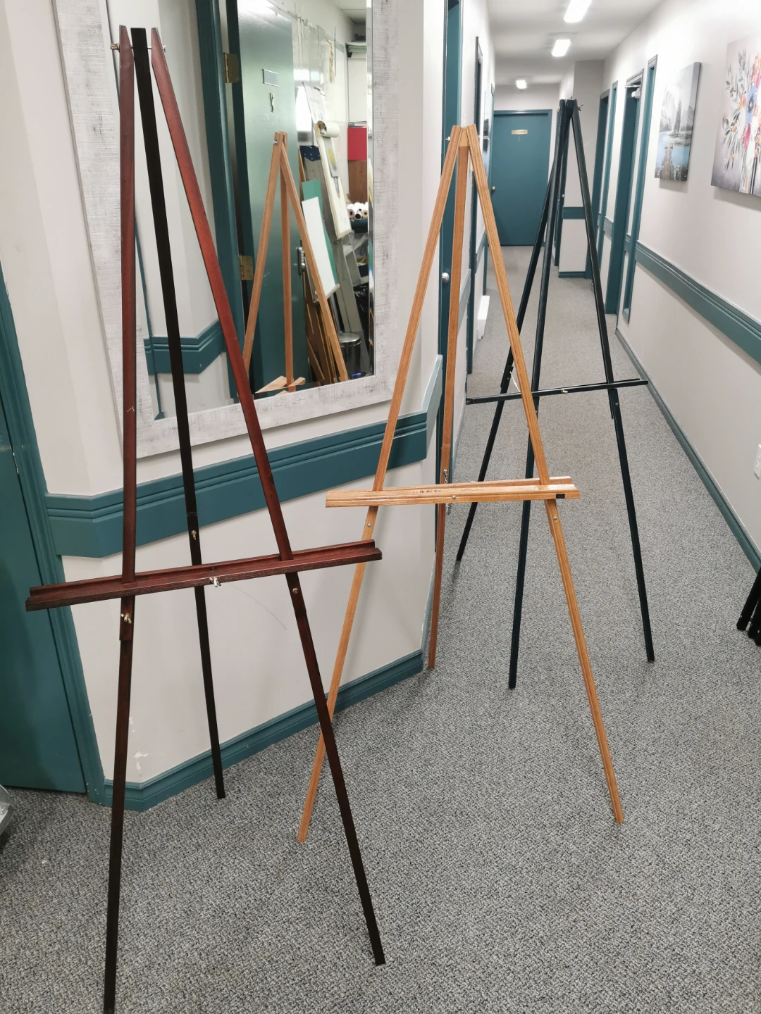 Wooden and Metal Easels