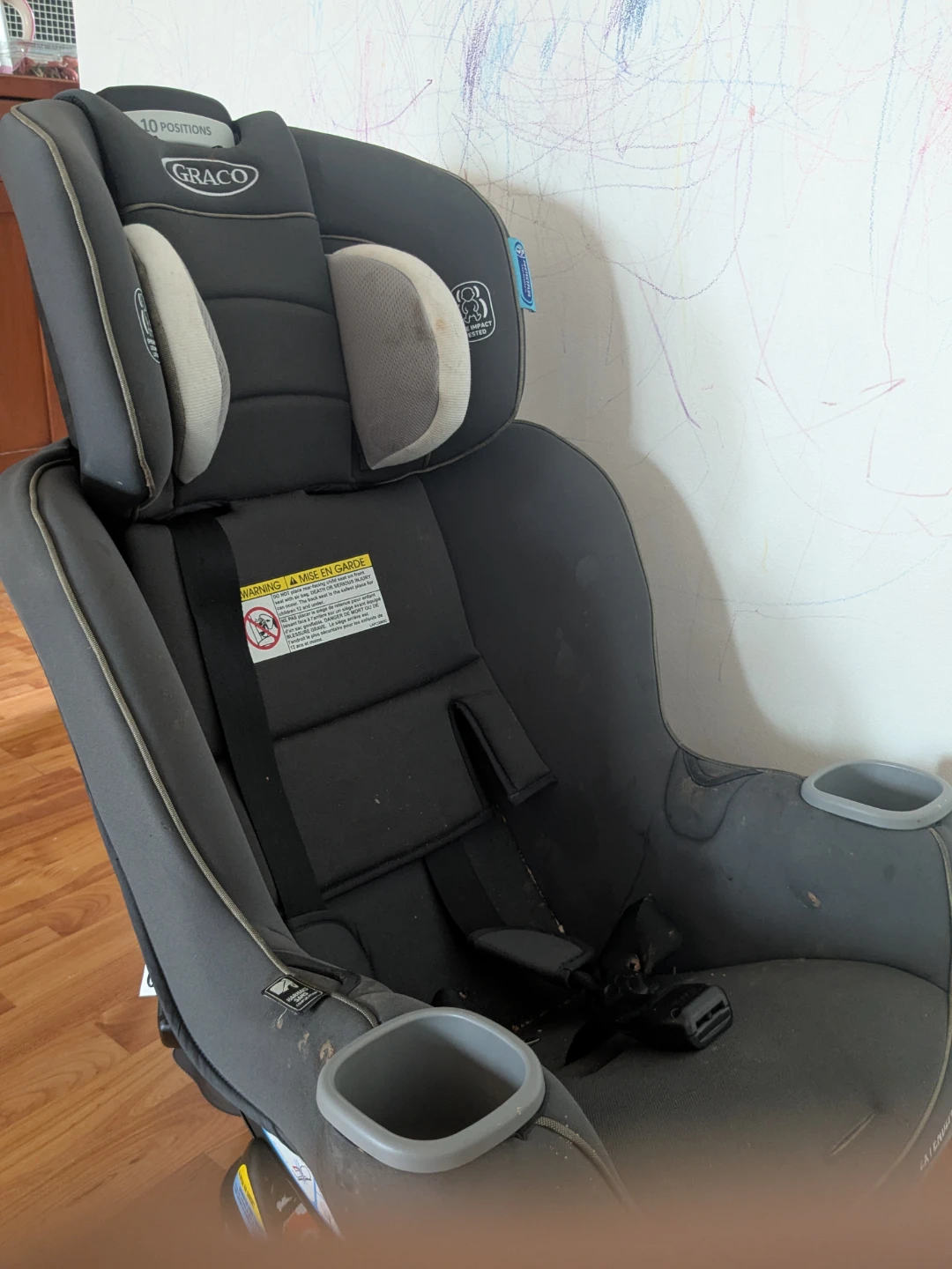 Graco Extend2Fit 10-Position Convertible Car Seat - photo 3