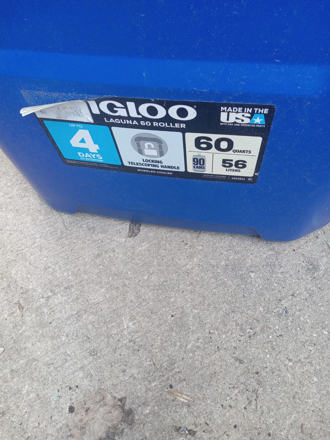 Igloo 60 Quart Laguna Roller Cooler