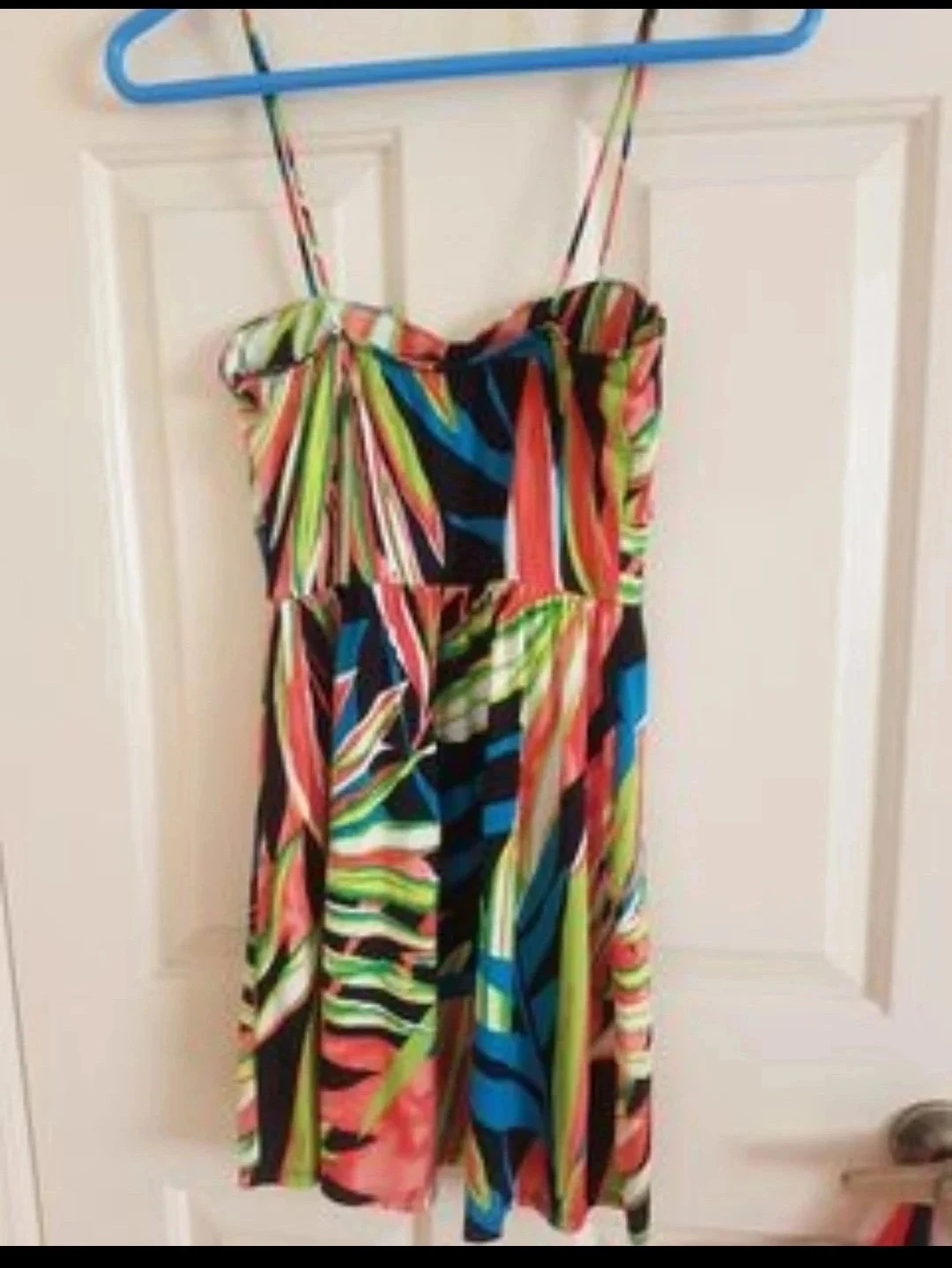 Strappy Sundress - Tropical Print - photo 2
