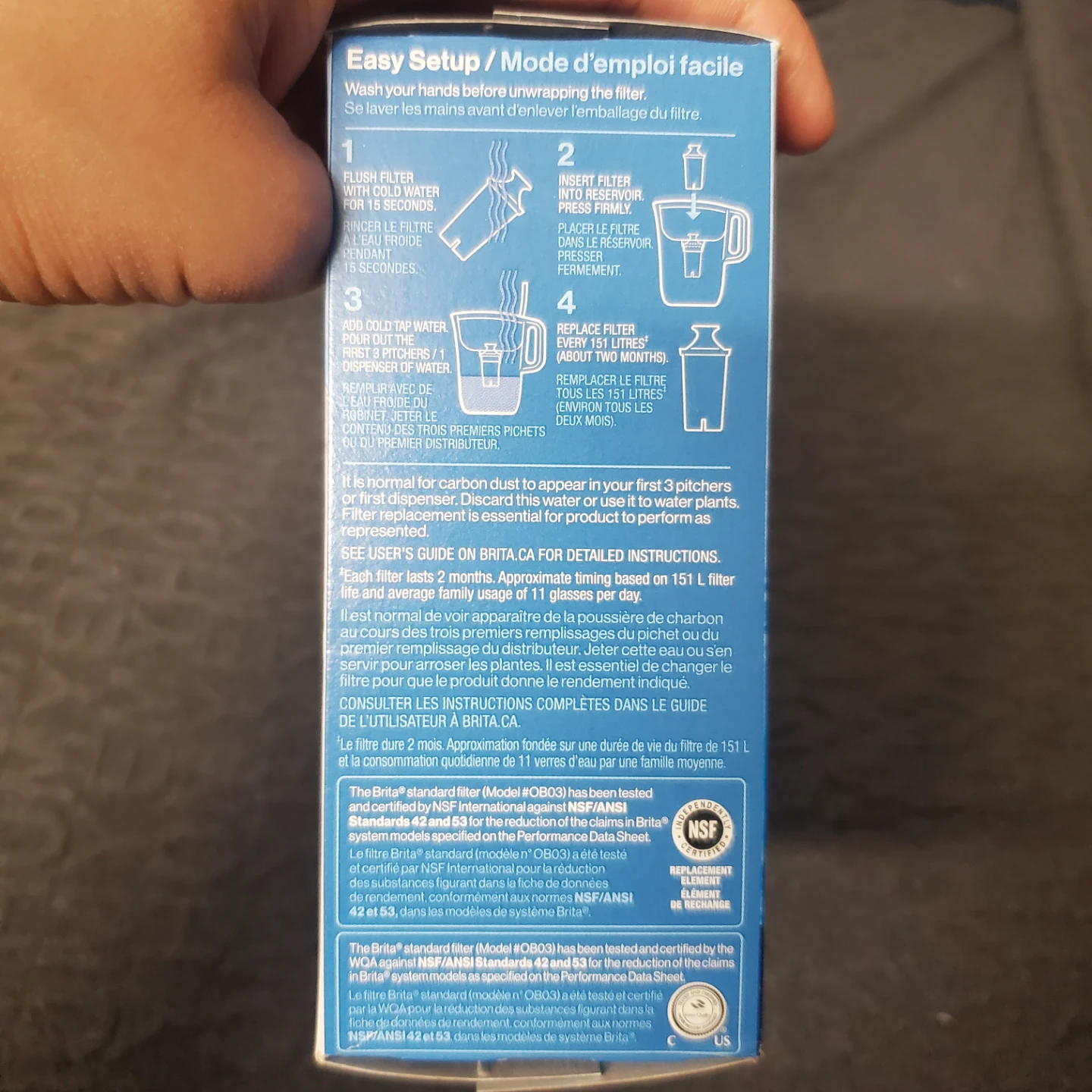 Brita Replacement Water Filters - 3 Standard Filters - photo 2