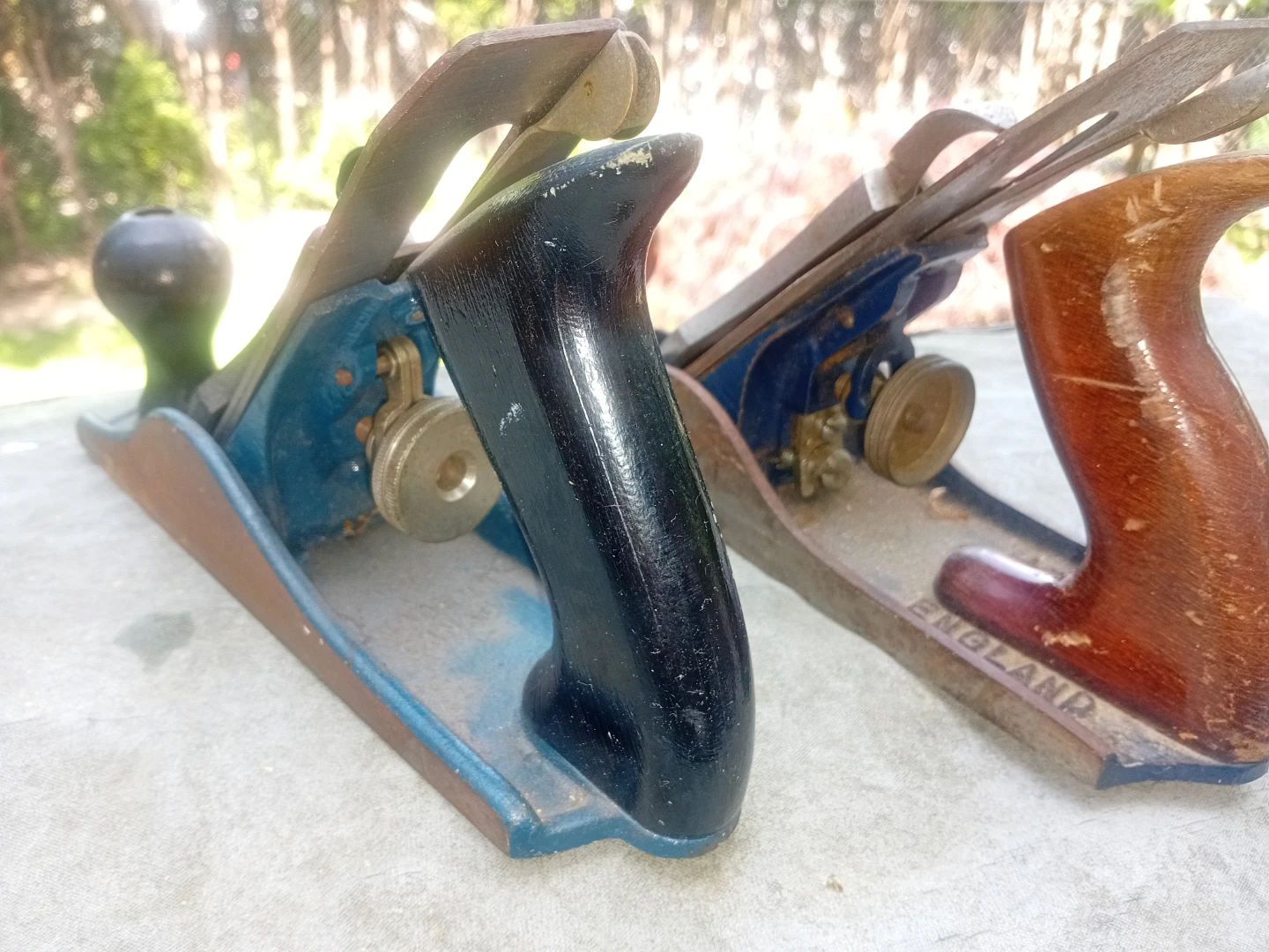 Two Vintage Woodworking Hand Planes - Stanley and Wooden - photo 3