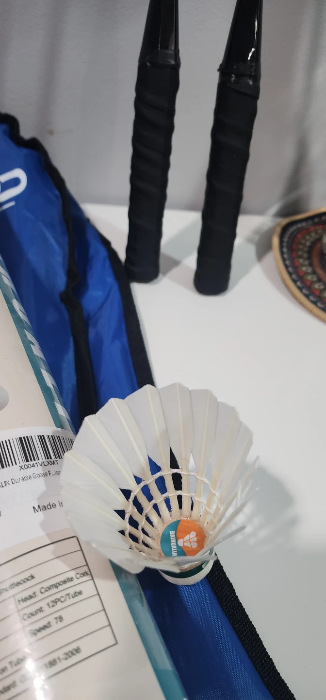 Badminton Rackets and Shuttlecocks Set