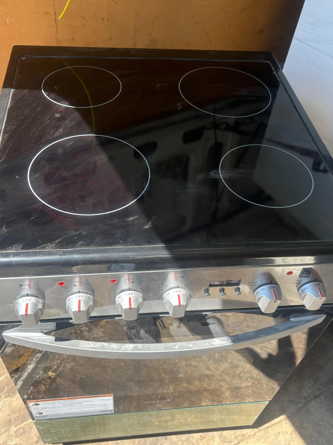 New Frigidaire 24in Stainless steel electric stove