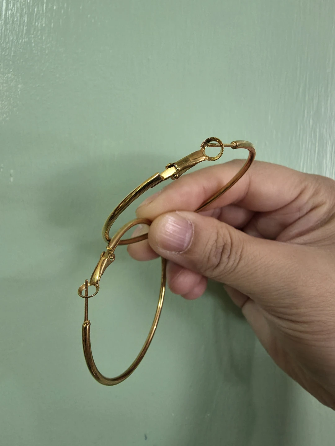 Gold Hoop Earrings - photo 2