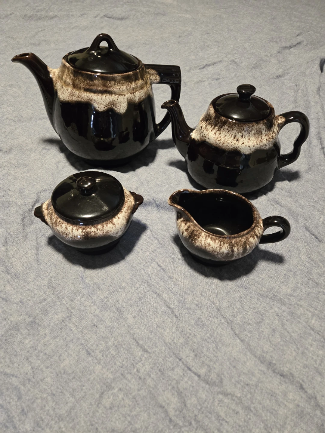 Moderneccentric "Coronet" Ceramic Tea Set