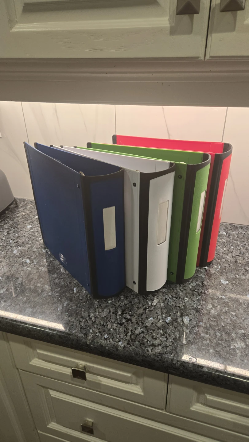 Binder Collection - Red, Blue, Green, White - photo 2