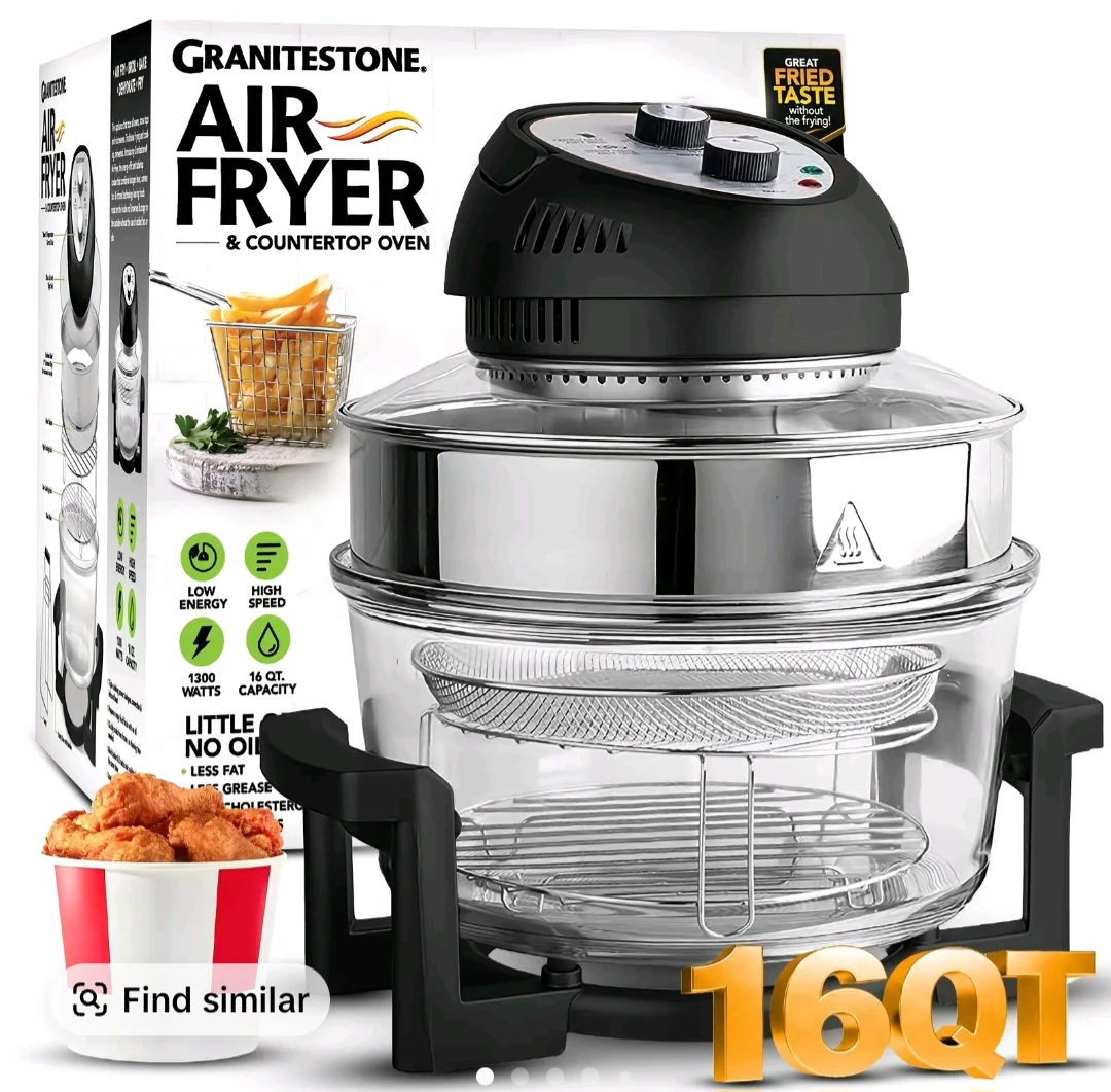 Granitestone Air Fryer & Countertop Oven - 16qt Capacity