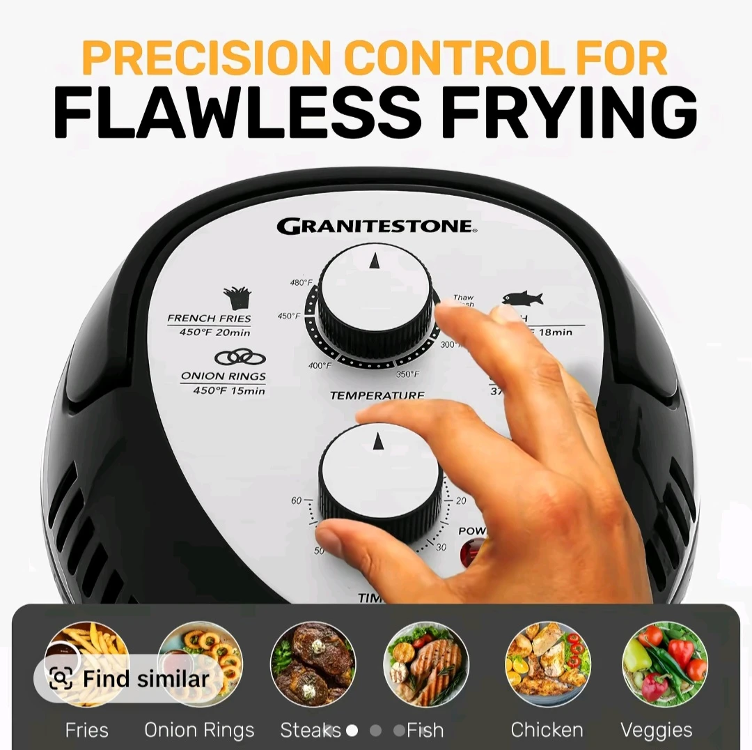 Granitestone Air Fryer & Countertop Oven - 16qt Capacity - photo 2
