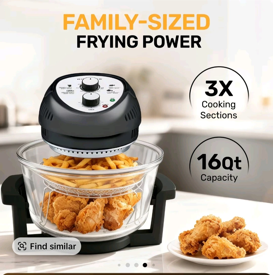 Granitestone Air Fryer & Countertop Oven - 16qt Capacity - photo 5