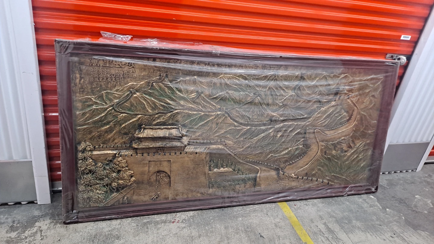 Large Embossed Great Wall of China Wall Art
