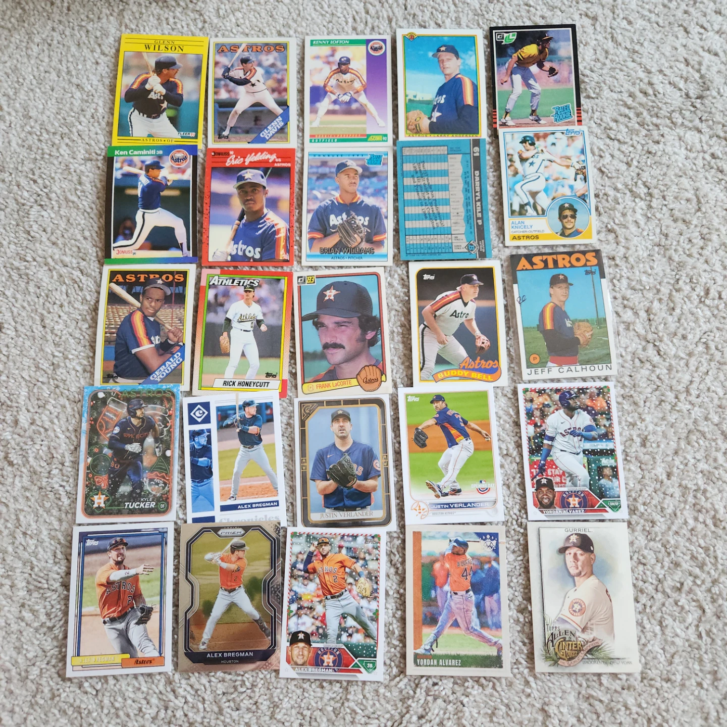 Houston Astros, 100 Baseball Cards Team lot - photo 5