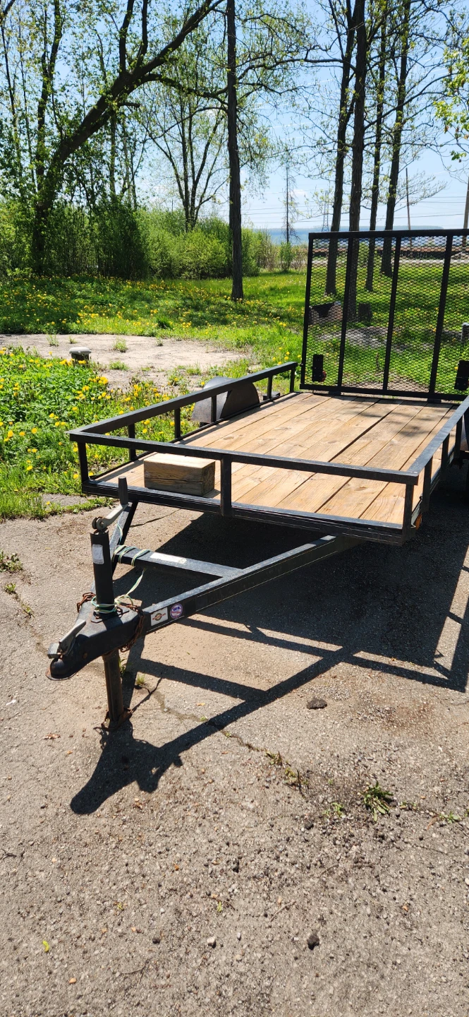 Utility Trailer with Wood Deck - photo 2