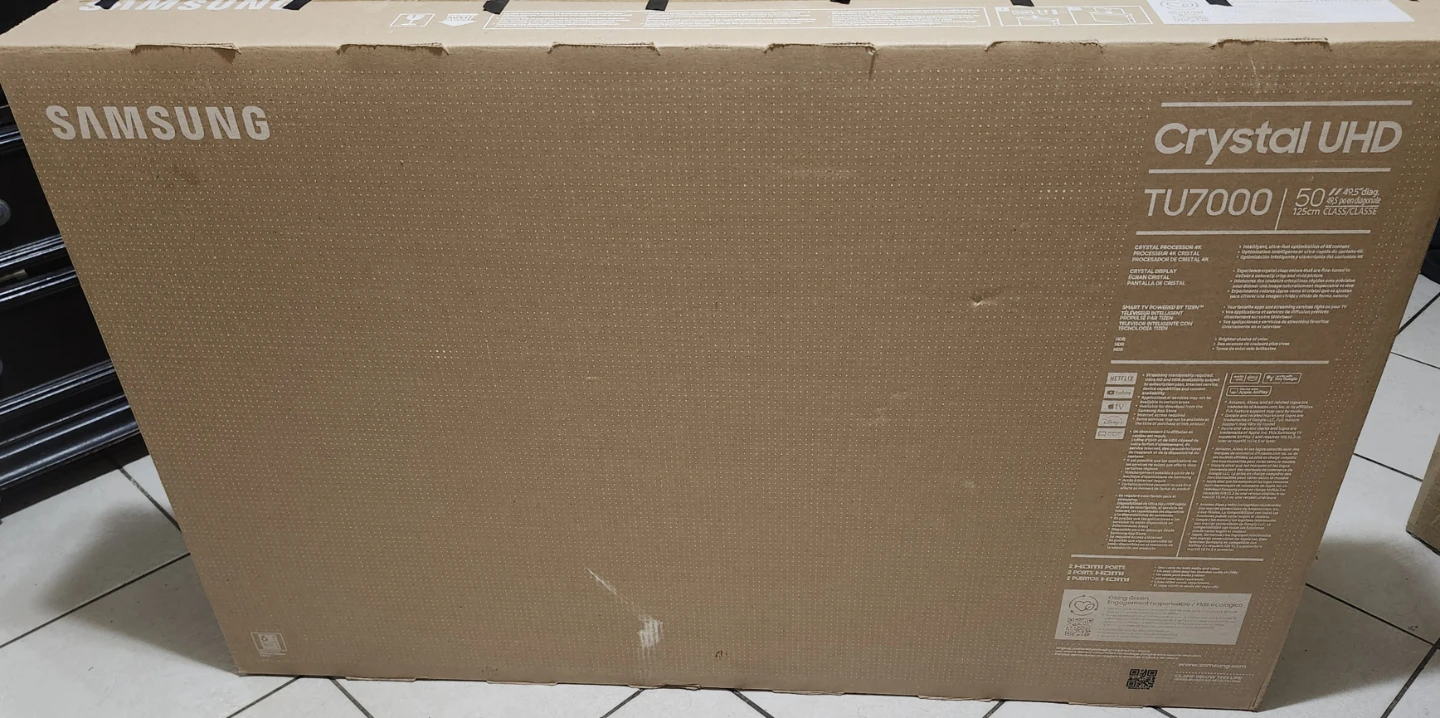 Samsung 50" Crystal UHD TU7000 Smart TV