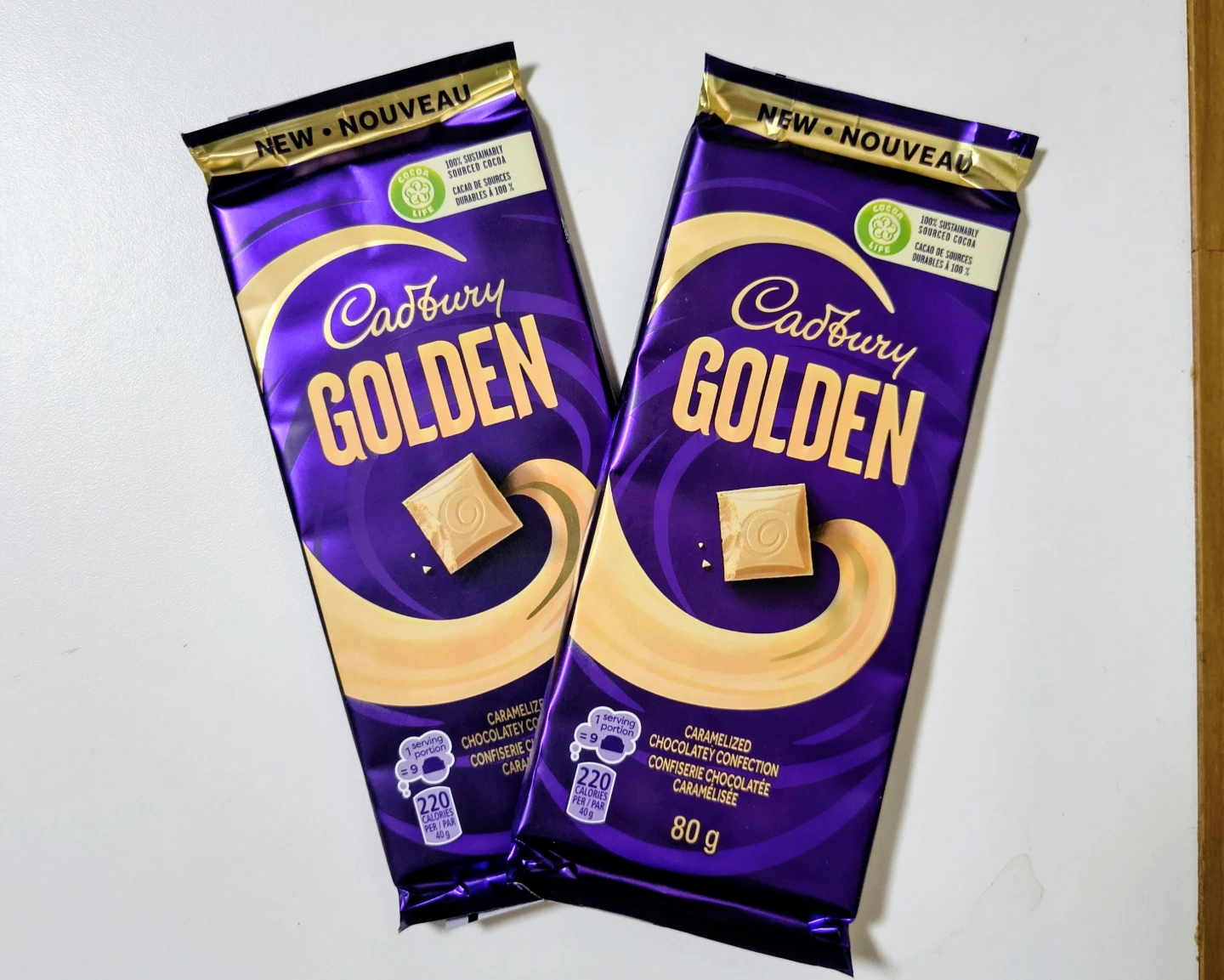 Cadbury Golden Caramel Chocolate Bars