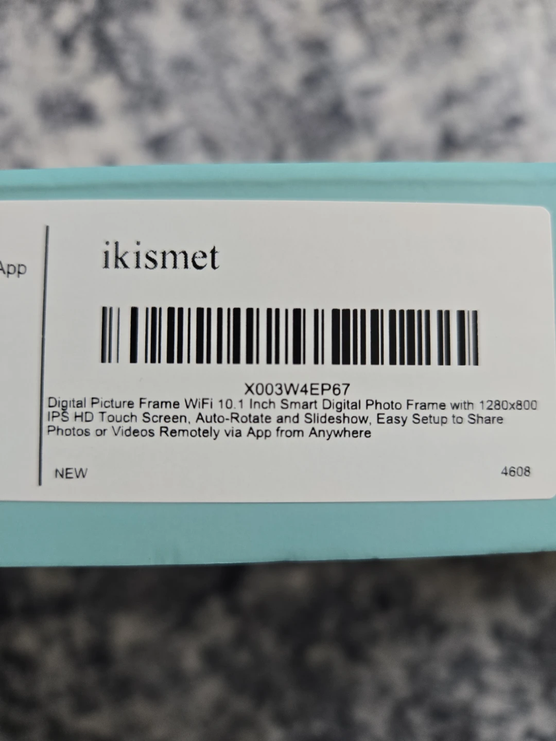 I kismet 10.1 Inch Smart WiFi Digital Picture Frame - photo 4