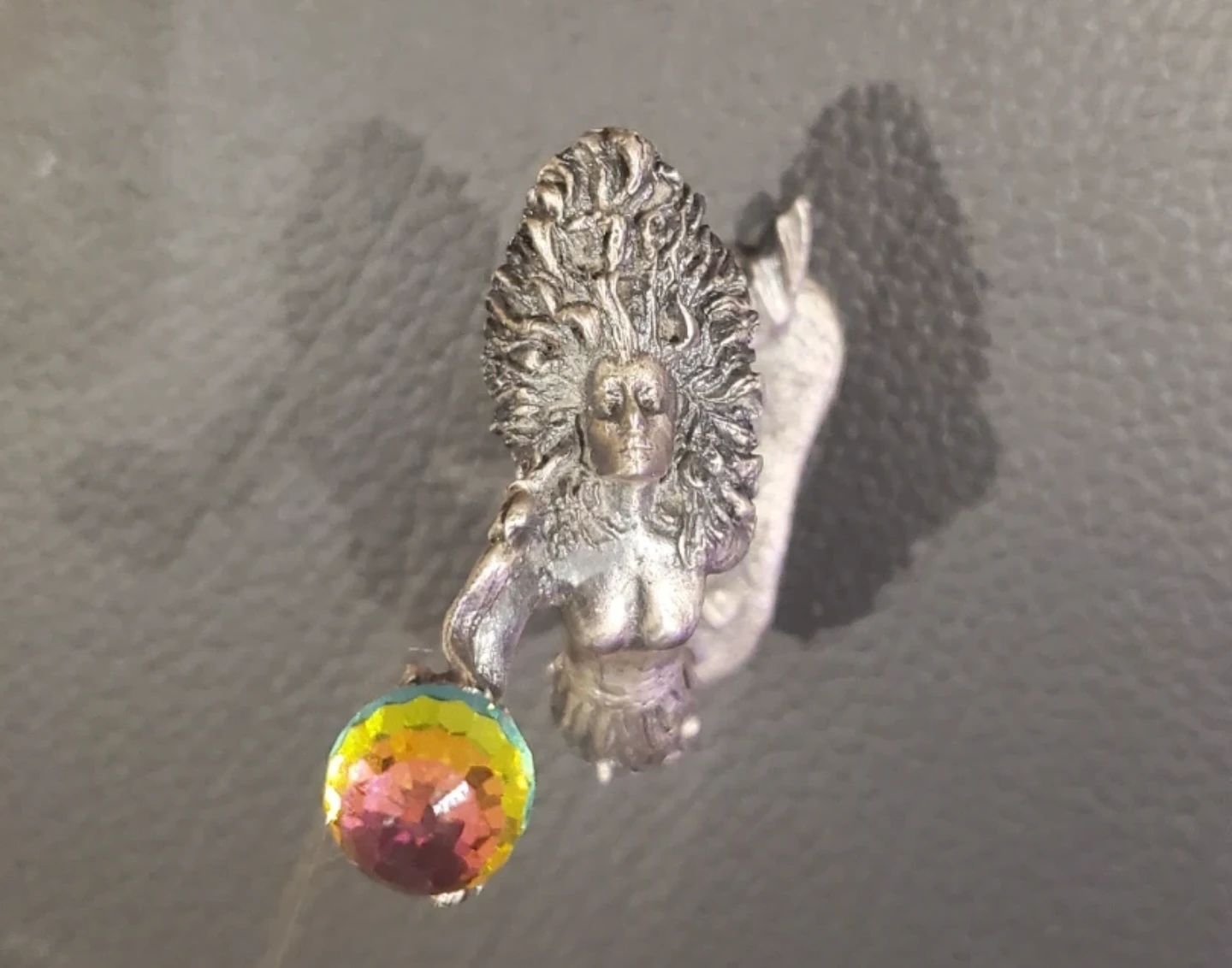 The Siren by Royal Doulton Pewter Figurine - photo 2