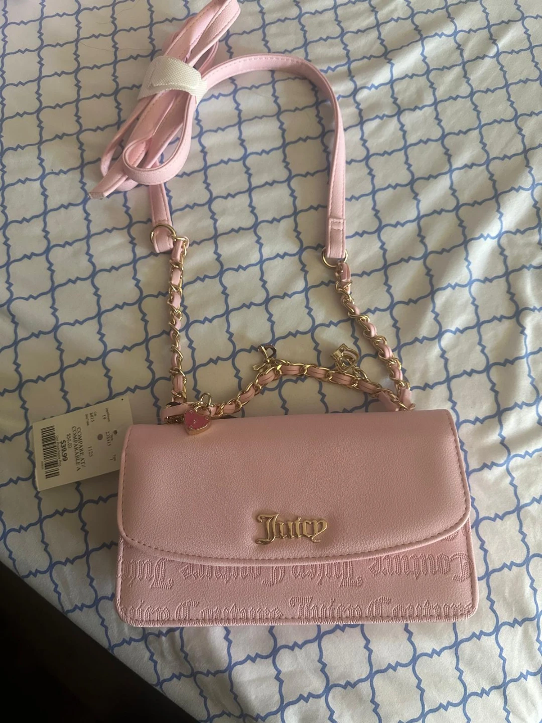 Juicy Couture Pink Crossbody Bag with Charms - photo 4
