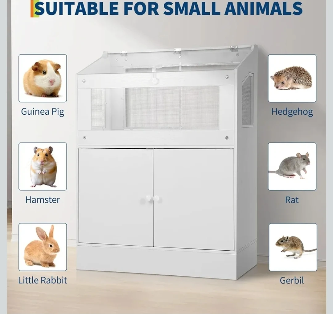 Small Pet Cage with Storage Cabinet - photo 2