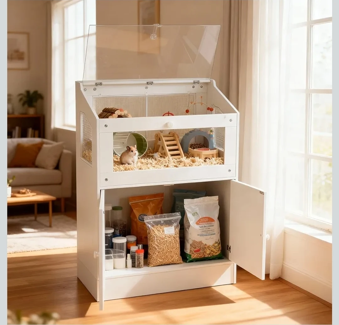 Small Pet Cage with Storage Cabinet - photo 4