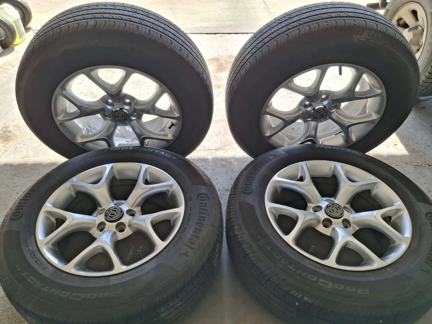 Set of 4 Continental ProContact TX Tires with Rims - photo 3